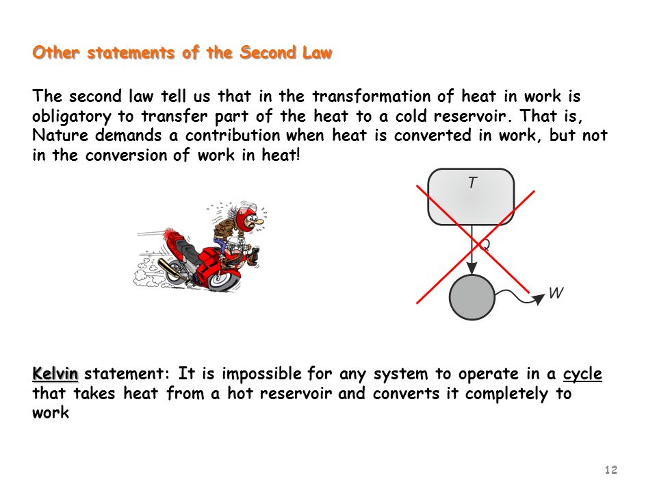 Other statements of the Second Law
