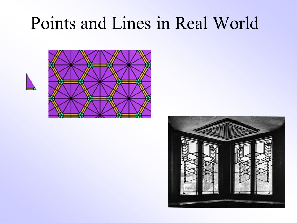 Points and Lines in Real World