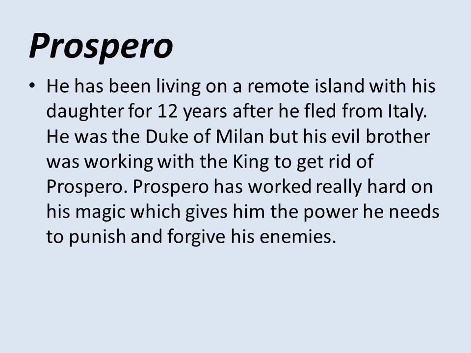 Essay on forgiveness in the tempest