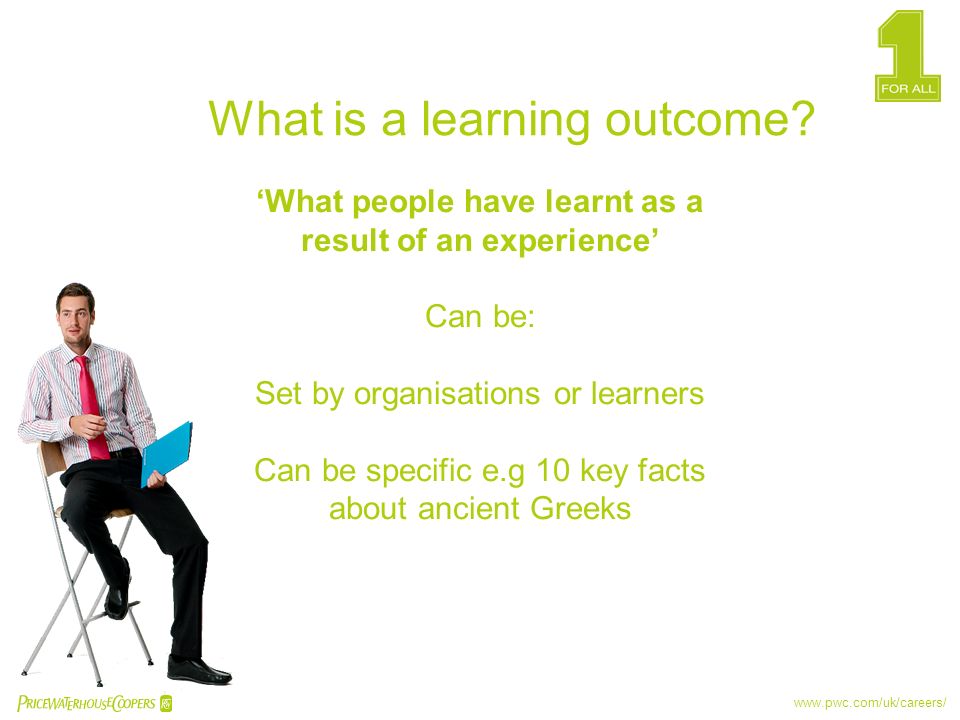 ‘What people have learnt as a result of an experience’