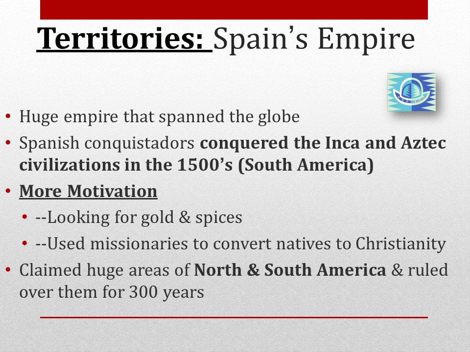 Territories: Spain’s Empire