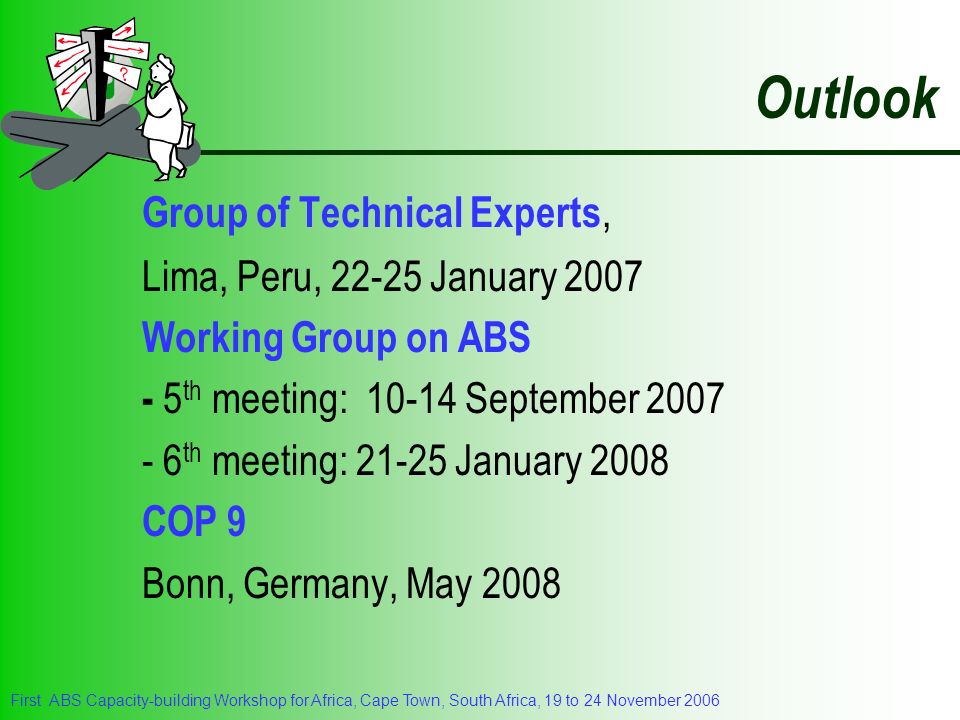 Outlook Group of Technical Experts, Lima, Peru, January 2007
