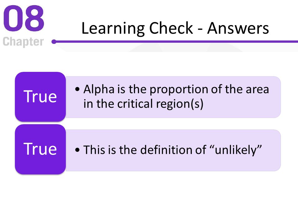 Learning Check - Answers