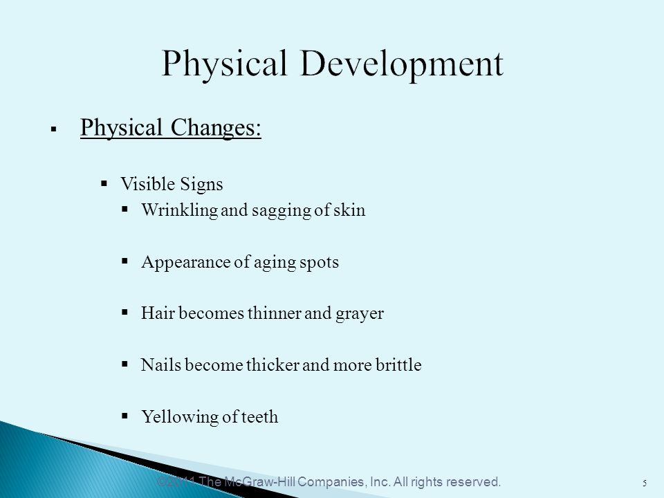 changes in middle adulthood