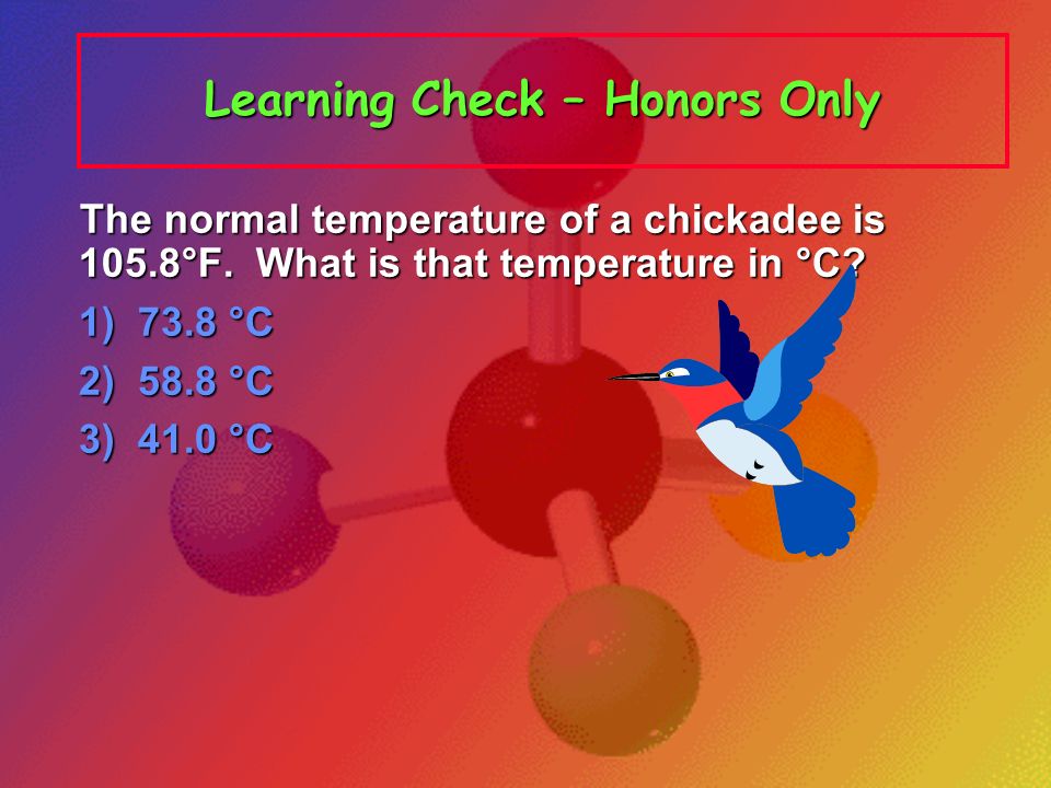 Learning Check – Honors Only