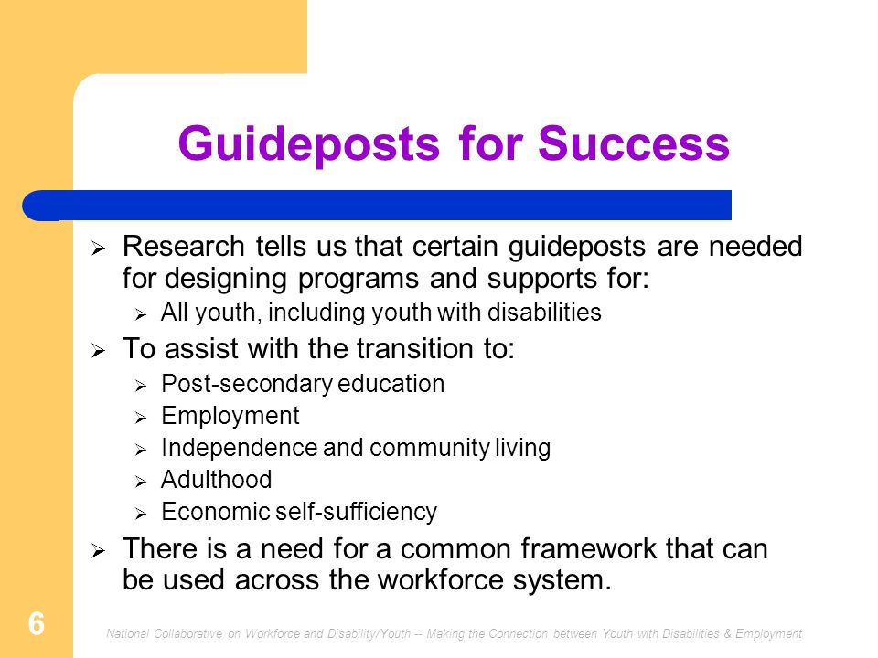 Guideposts for Success