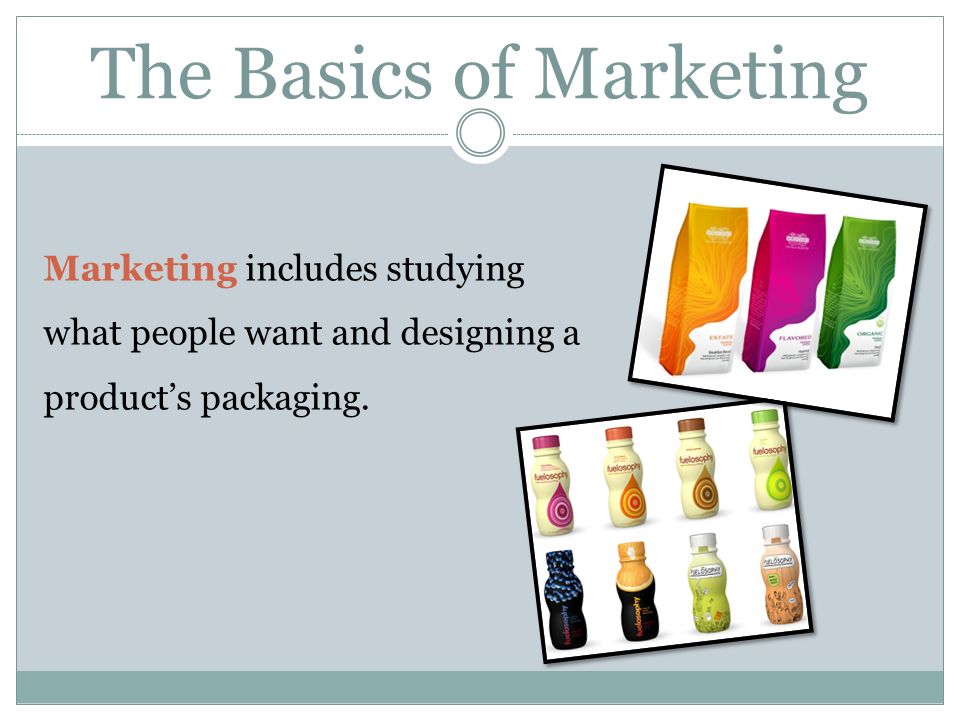 The Basics of Marketing