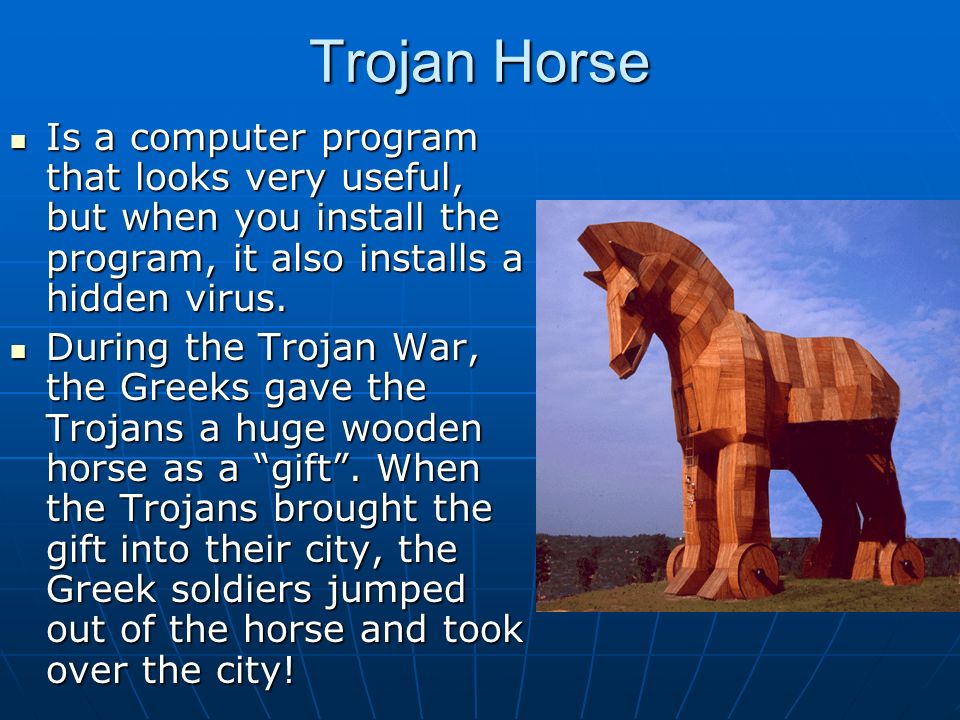 trojan horse virus definition
