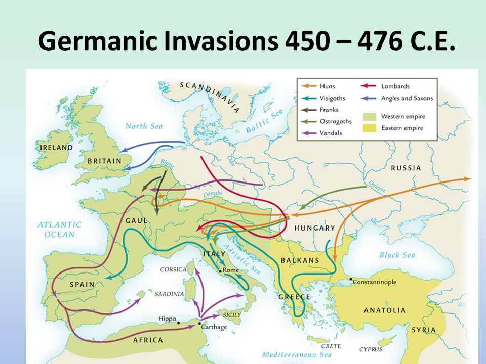 germanic invasions of rome