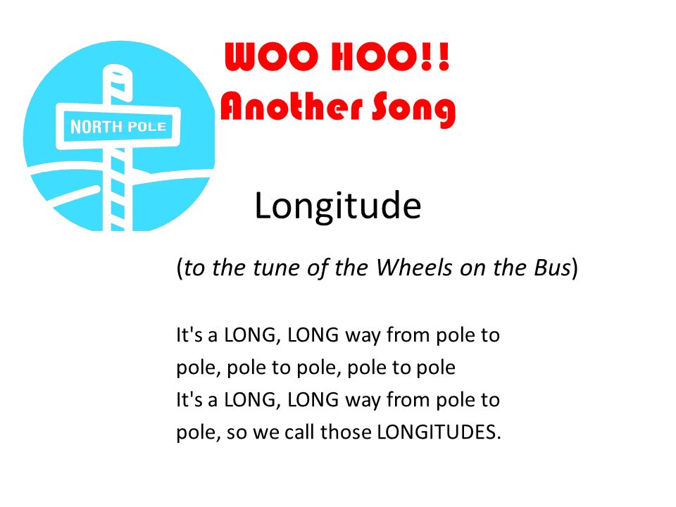 WOO HOO!! Another Song Longitude