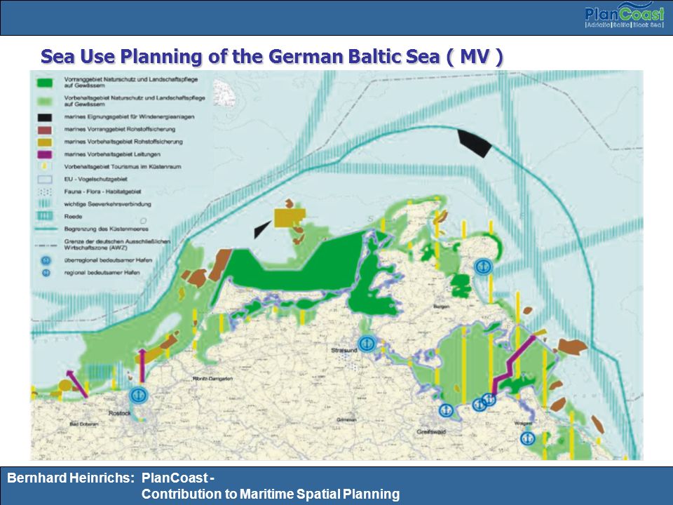 Sea Use Planning of the German Baltic Sea ( MV )