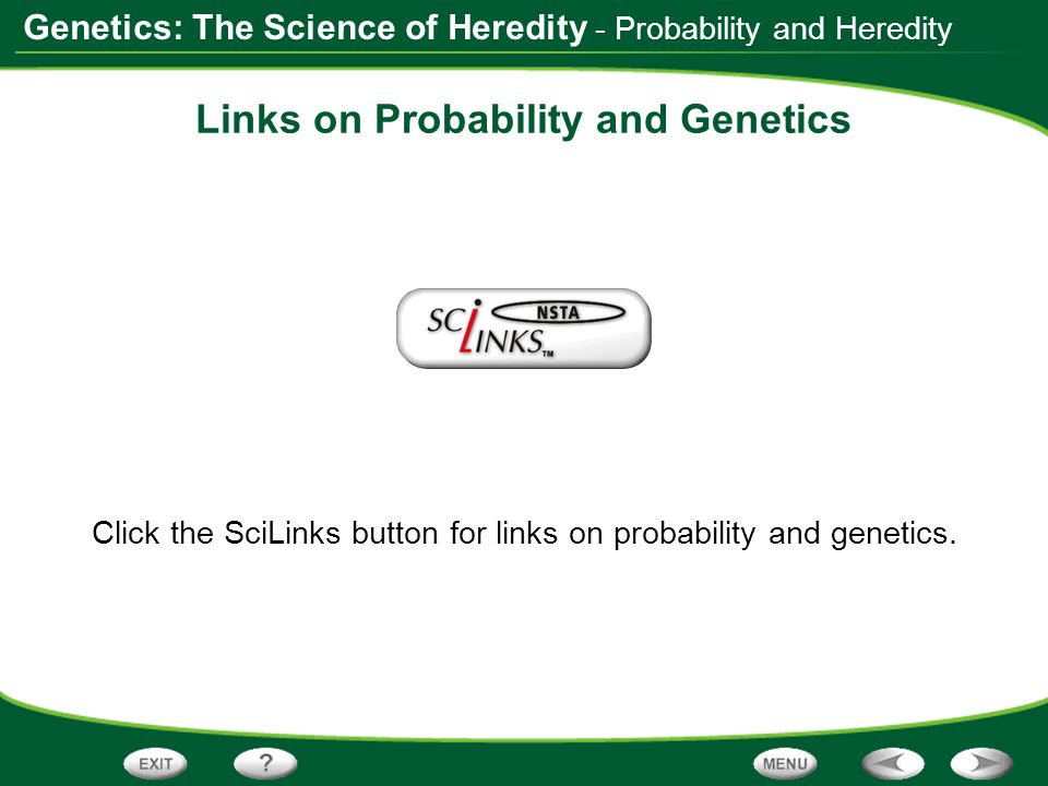 Links on Probability and Genetics