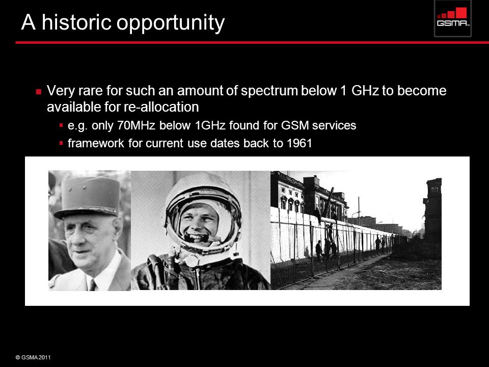 A historic opportunity t