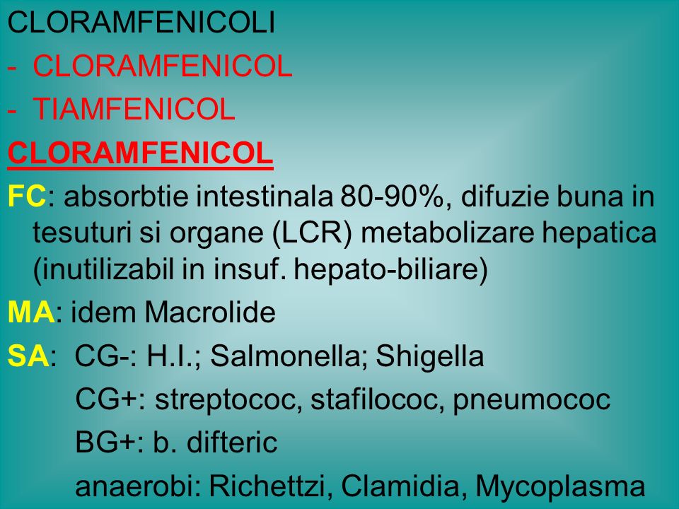 Prospect Cloramfenicol mg, 20 capsule, Arena : Farmacia Tei online