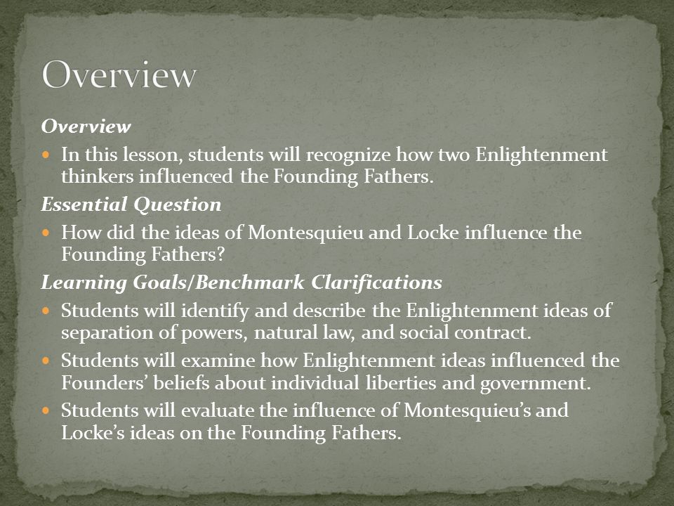 how did the enlightenment thinkers affect historical documents