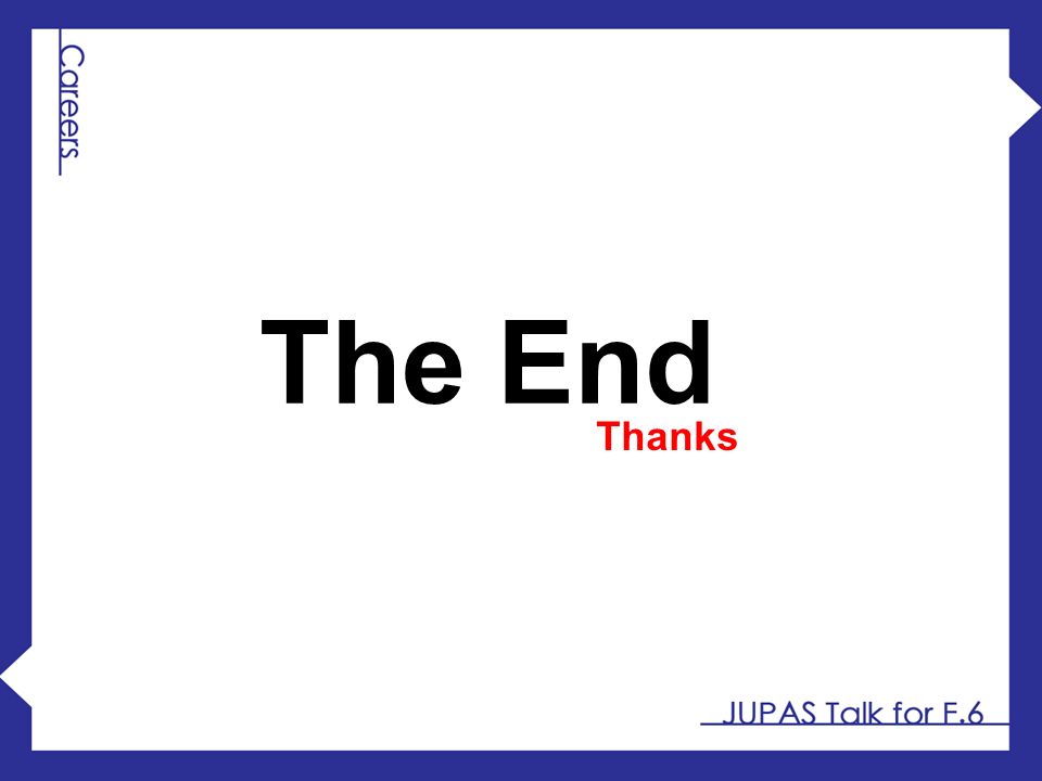 The End Thanks