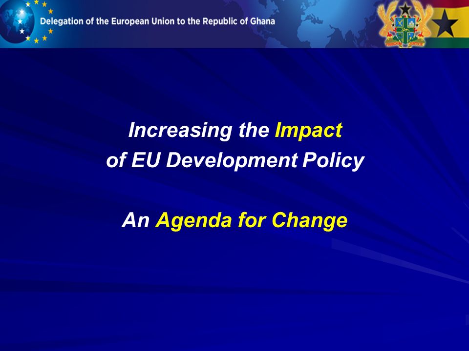 of EU Development Policy