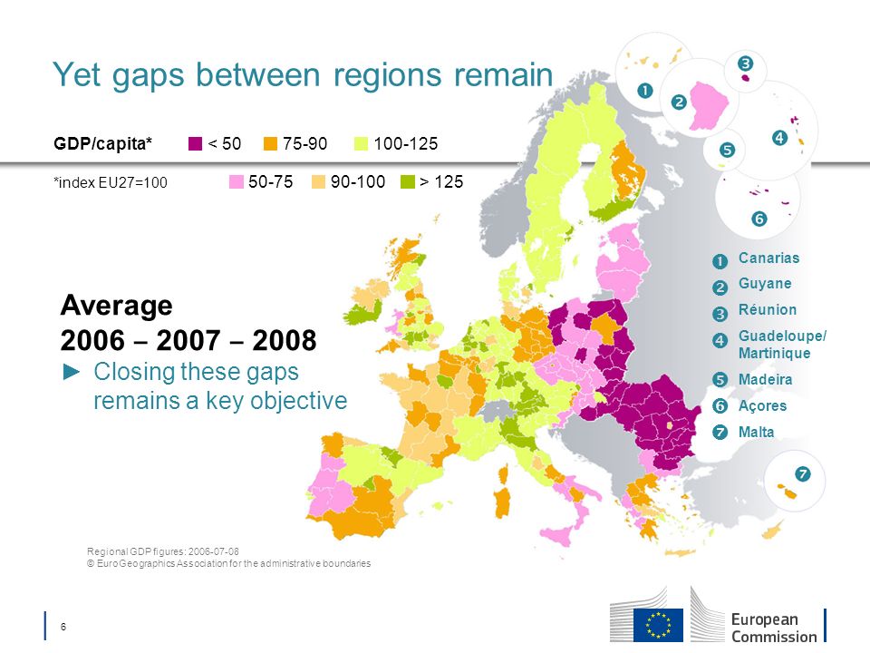 Yet gaps between regions remain