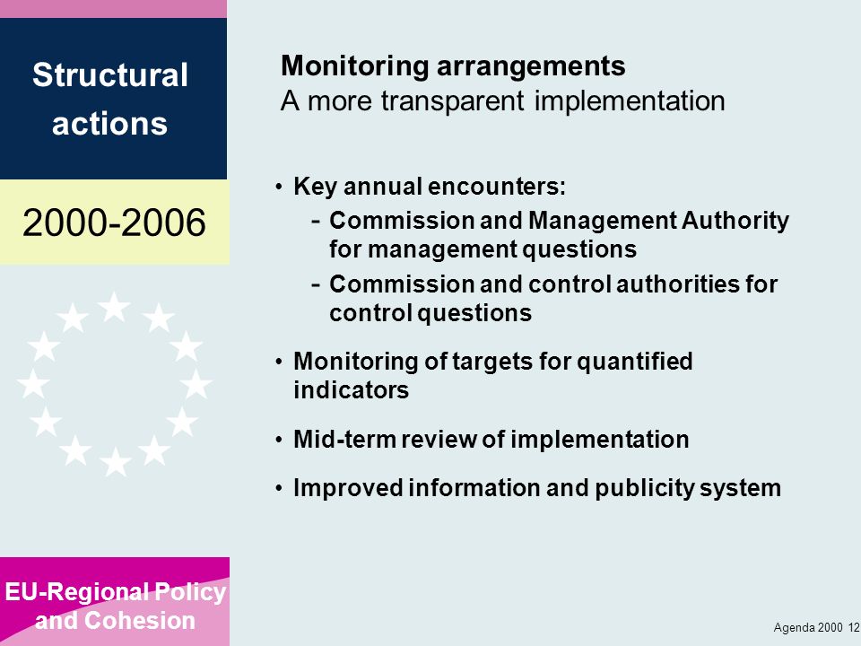 Monitoring arrangements A more transparent implementation