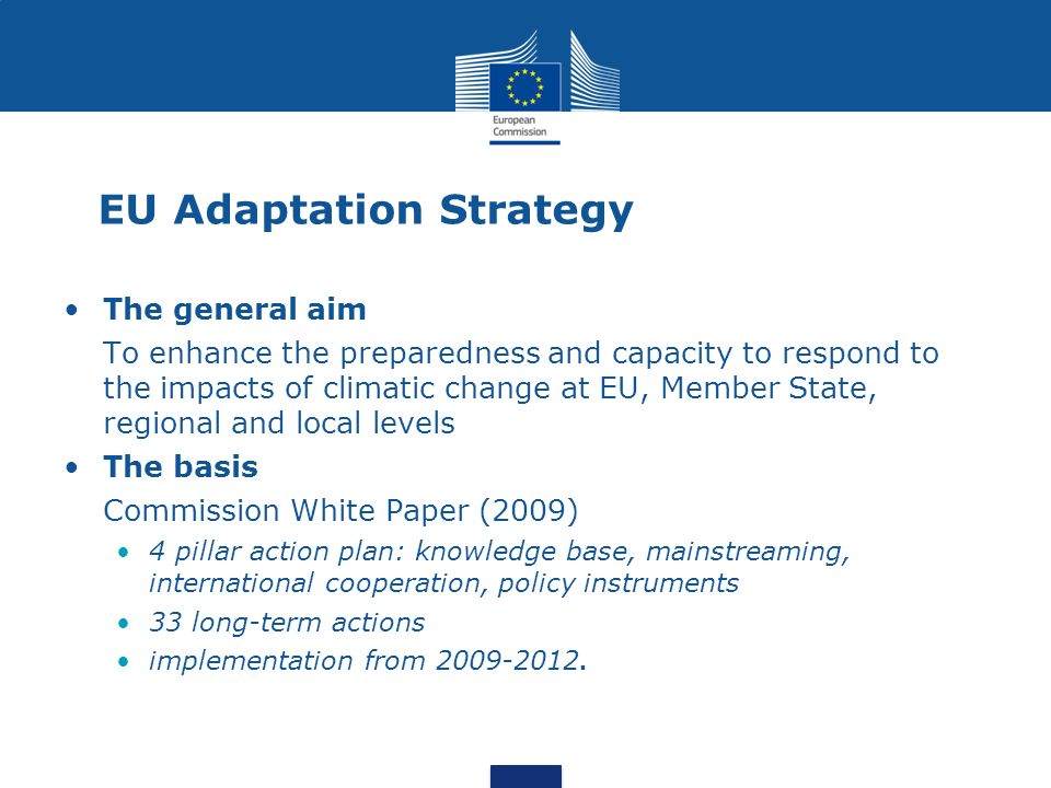 EU Adaptation Strategy