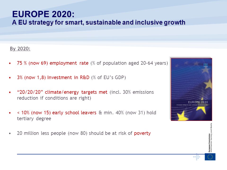 EUROPE 2020: A EU strategy for smart, sustainable and inclusive growth