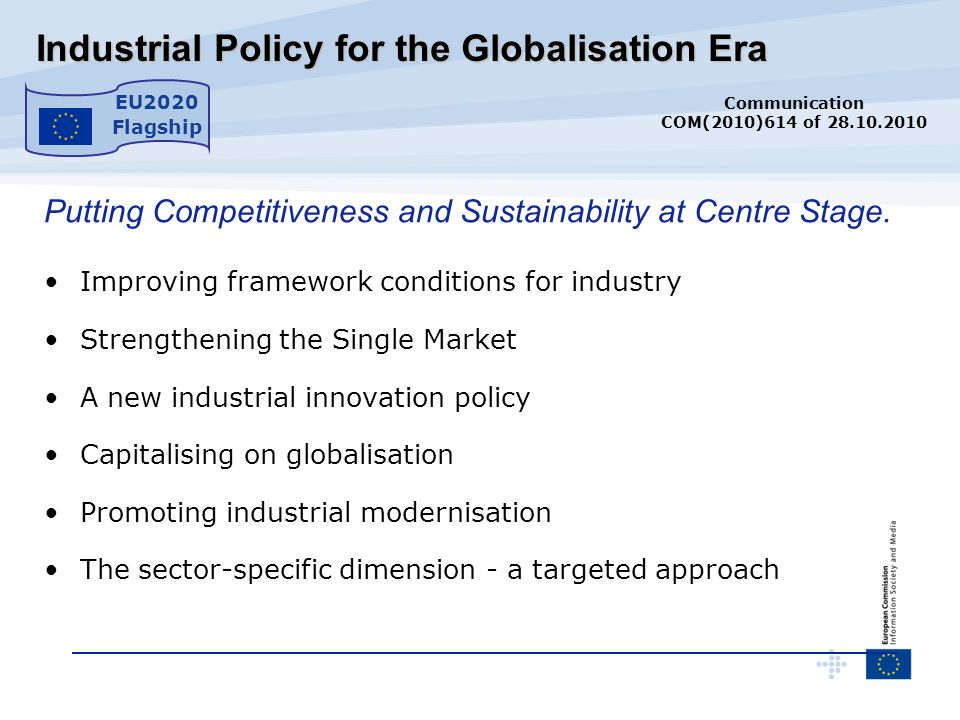 Industrial Policy for the Globalisation Era