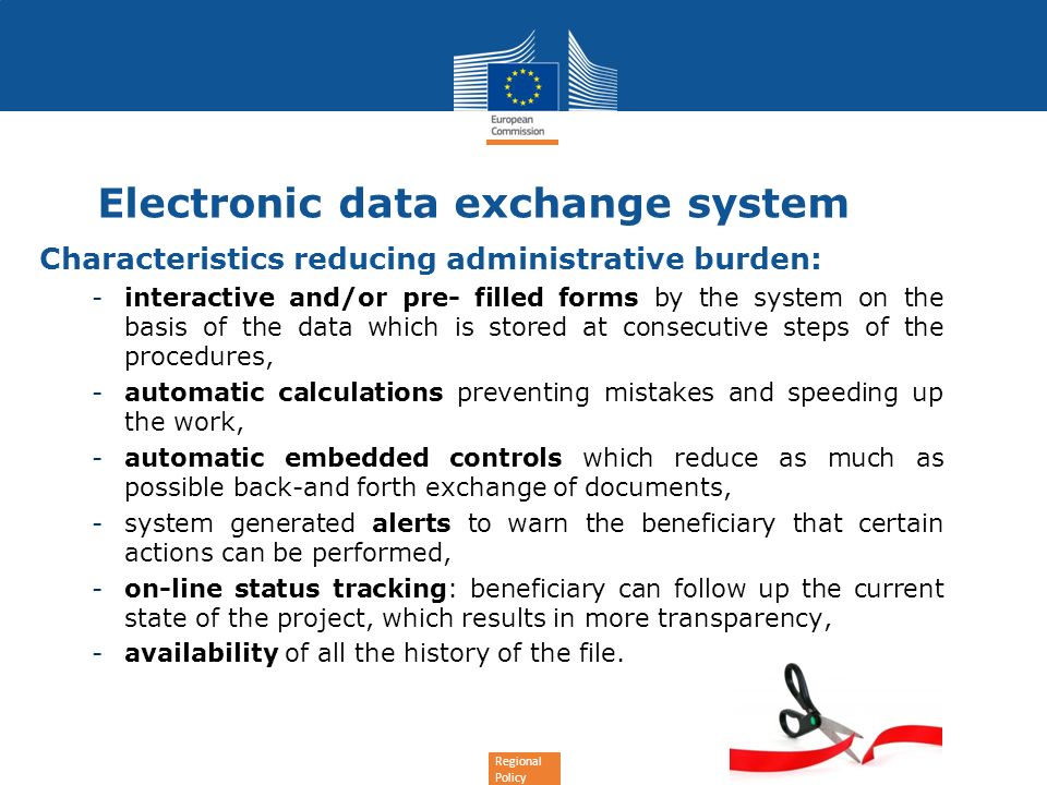 Electronic data exchange system