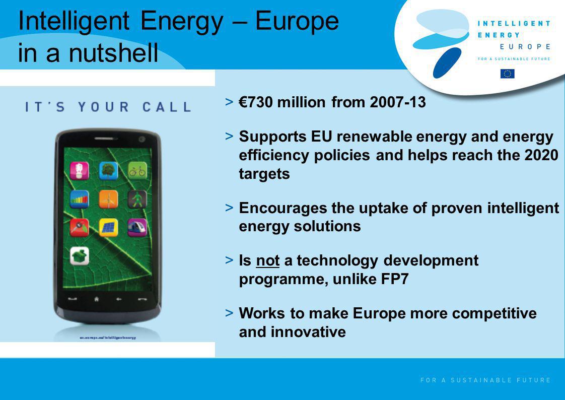 Intelligent Energy – Europe in a nutshell