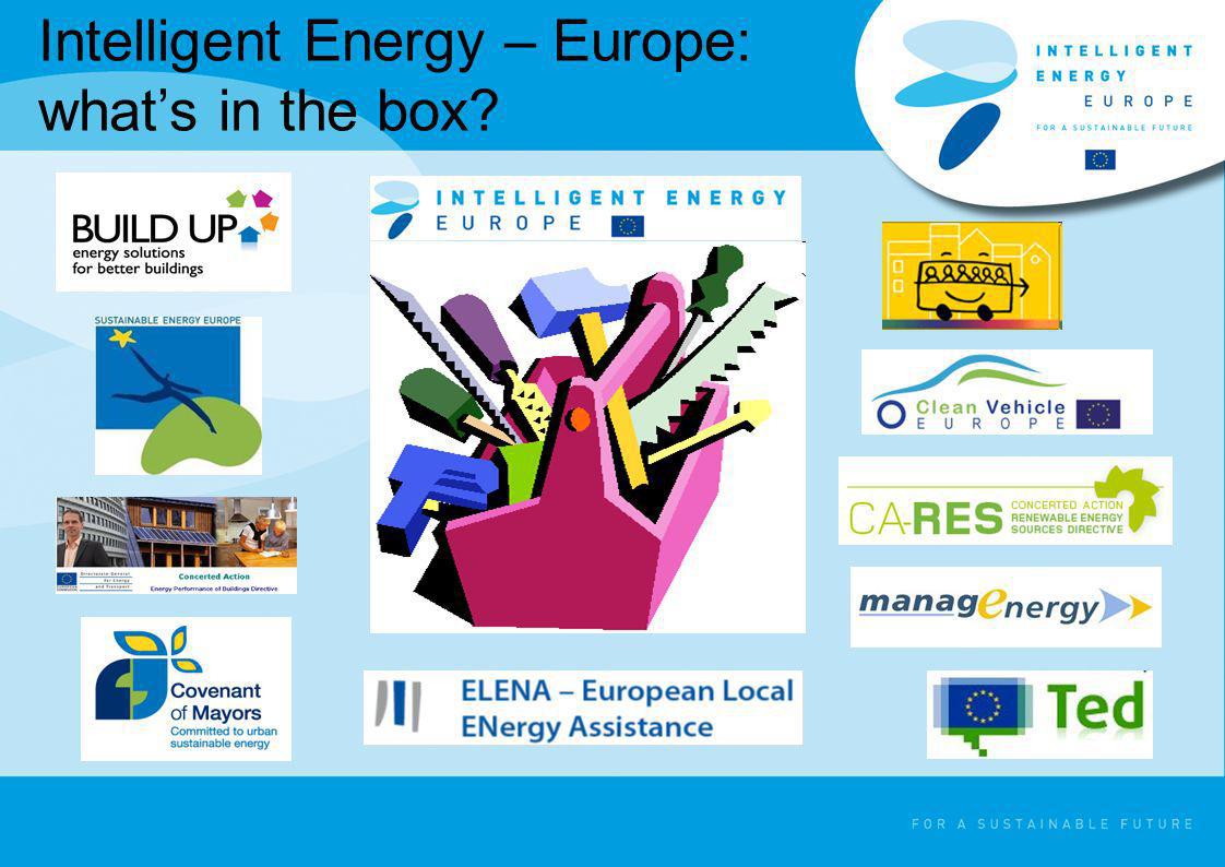 Intelligent Energy – Europe: what’s in the box