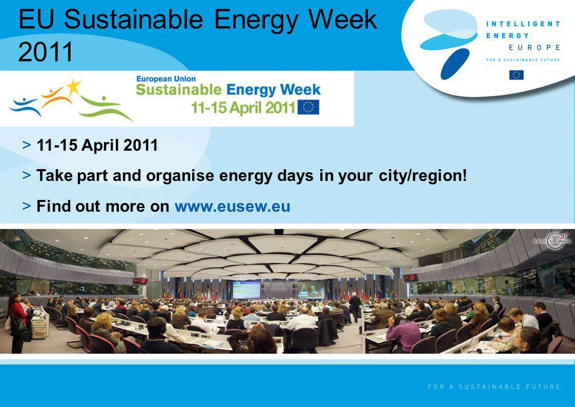 EU Sustainable Energy Week 2011