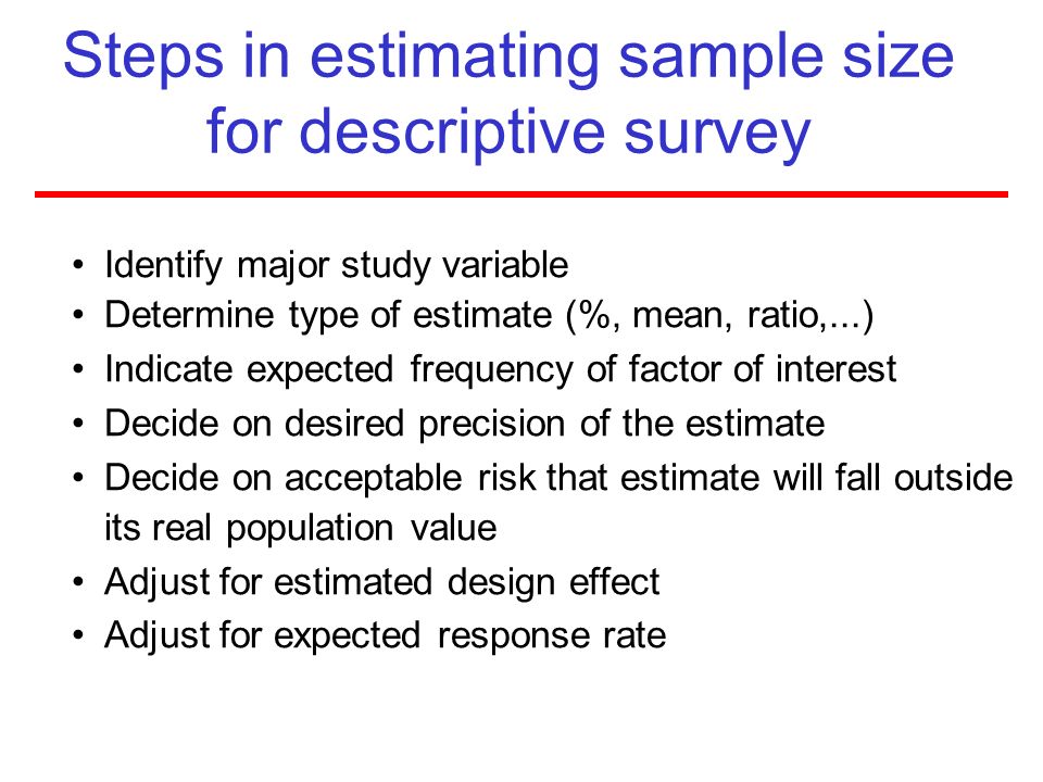 Sampling And Sample Size Calculation Ppt Video Online Download