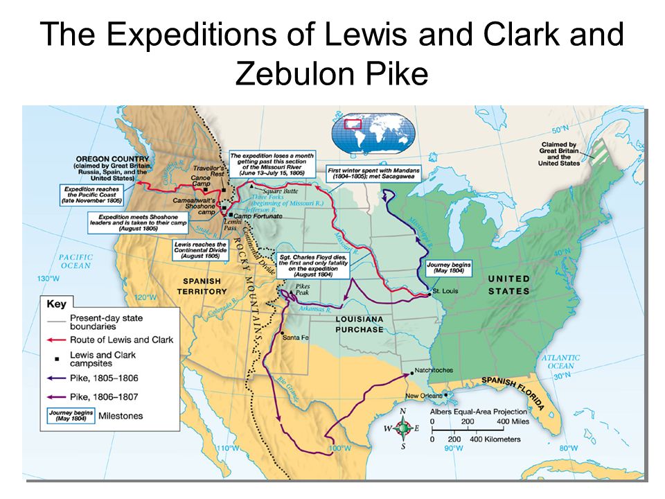 The Expeditions of Lewis and Clark and Zebulon Pike