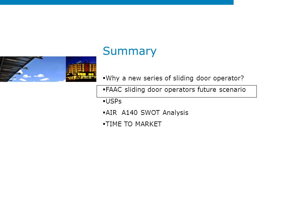 New Sliding Door Operator Series A140 Air Ppt Download