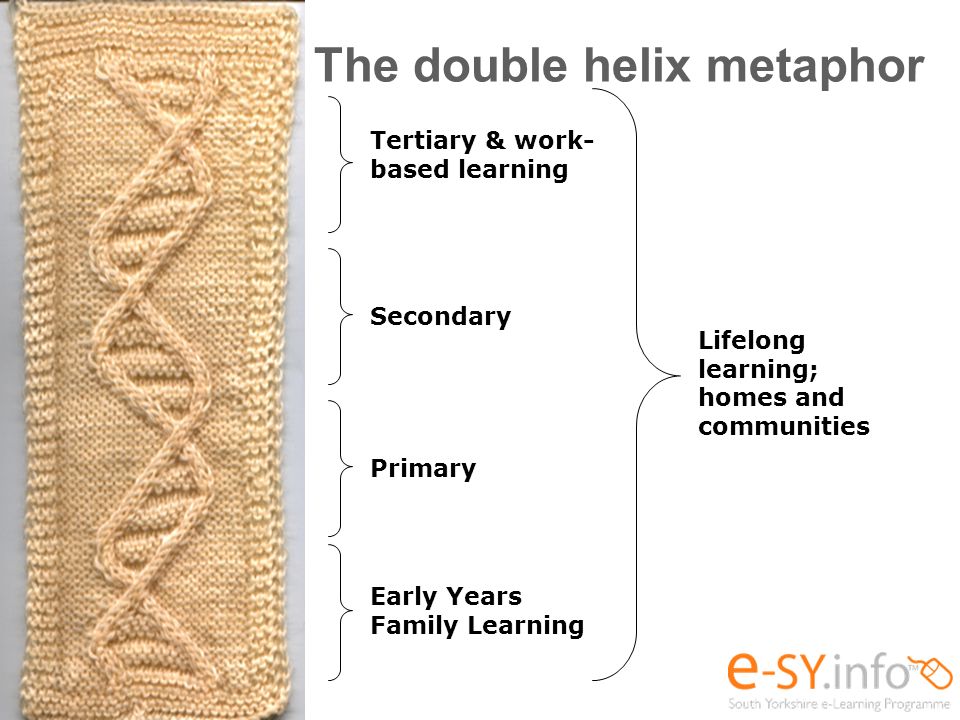 The double helix metaphor