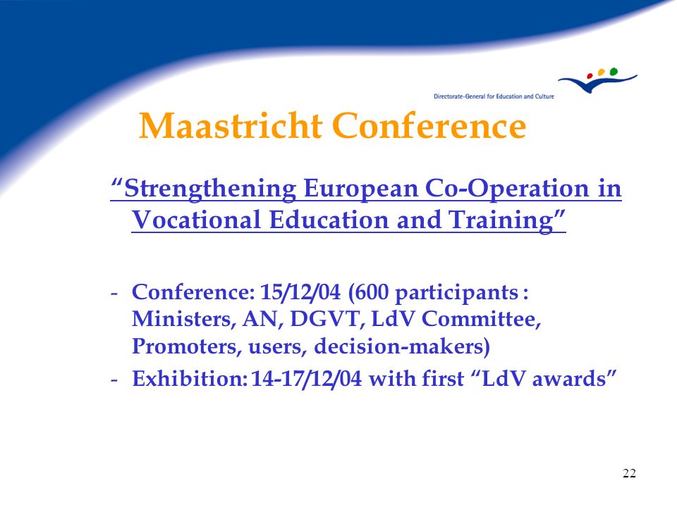 Maastricht Conference