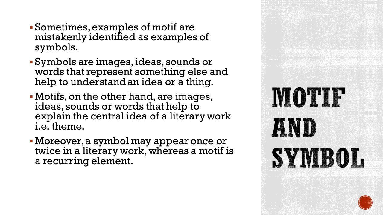 Motif examples What Are Some Examples of Motifs in Motif examples What Are Some Examples of Motifs in