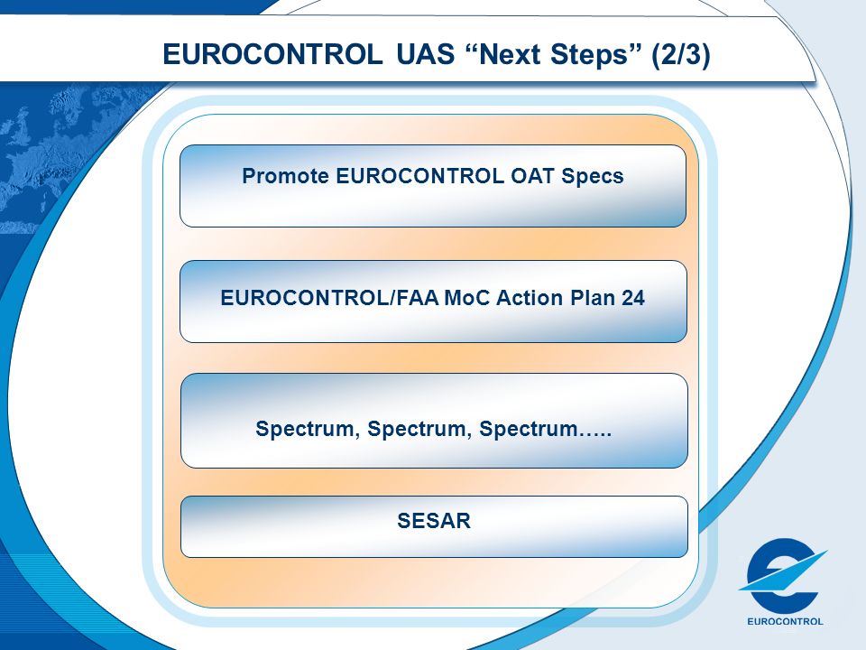 EUROCONTROL UAS Next Steps (2/3)