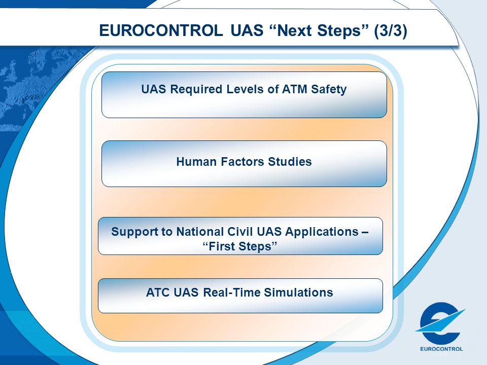 EUROCONTROL UAS Next Steps (3/3)