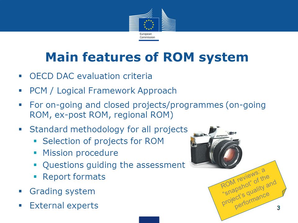 Main features of ROM system