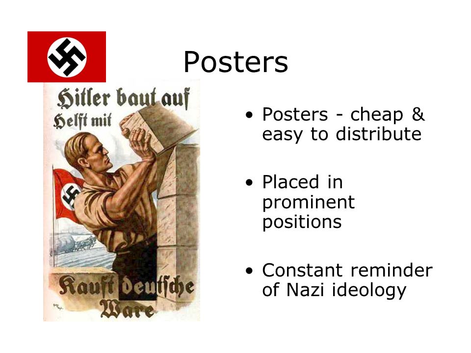 Posters Posters - cheap & easy to distribute