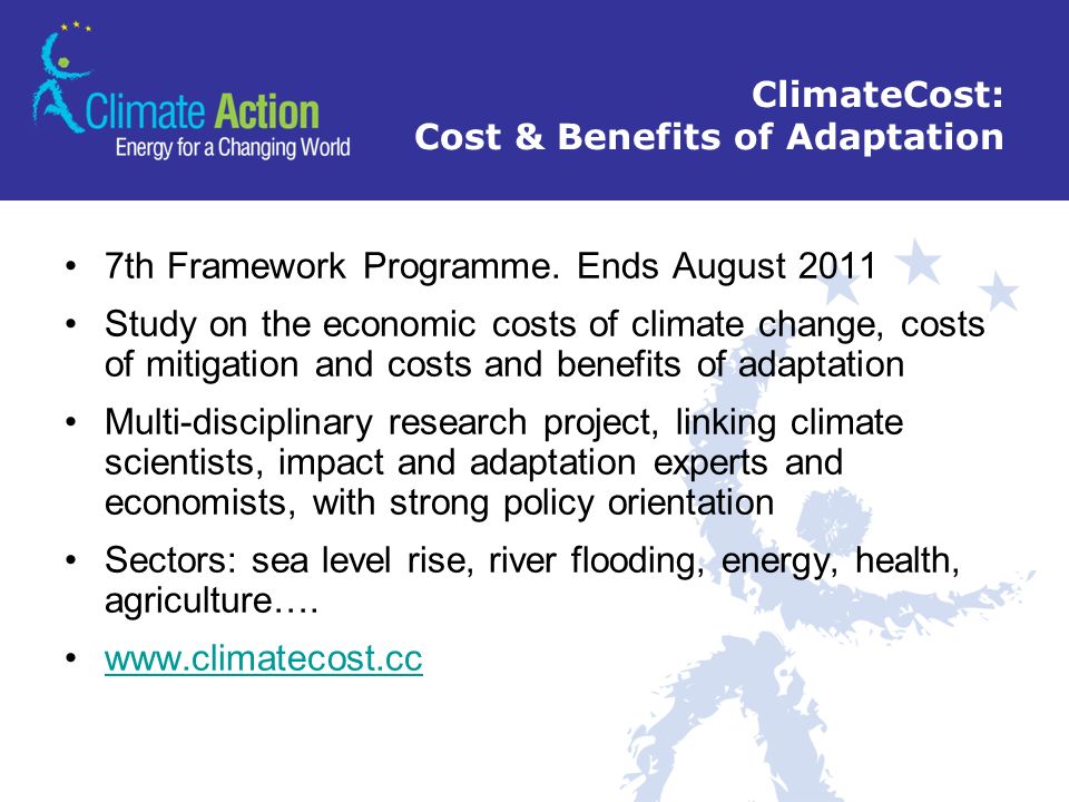 ClimateCost: Cost & Benefits of Adaptation