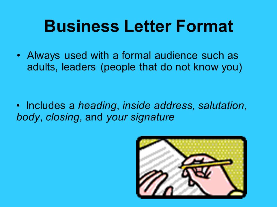 Business Letter Writing Ppt Video Online Download