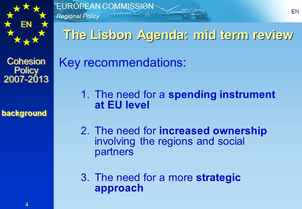 The Lisbon Agenda: mid term review
