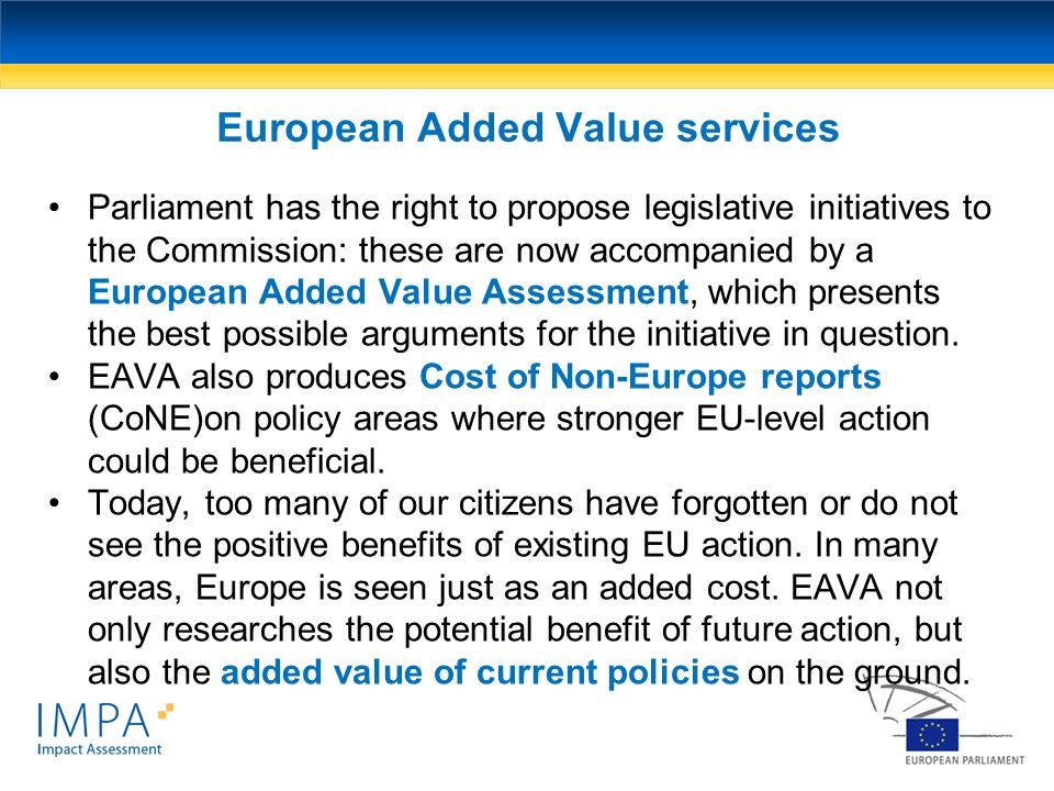 European Added Value services