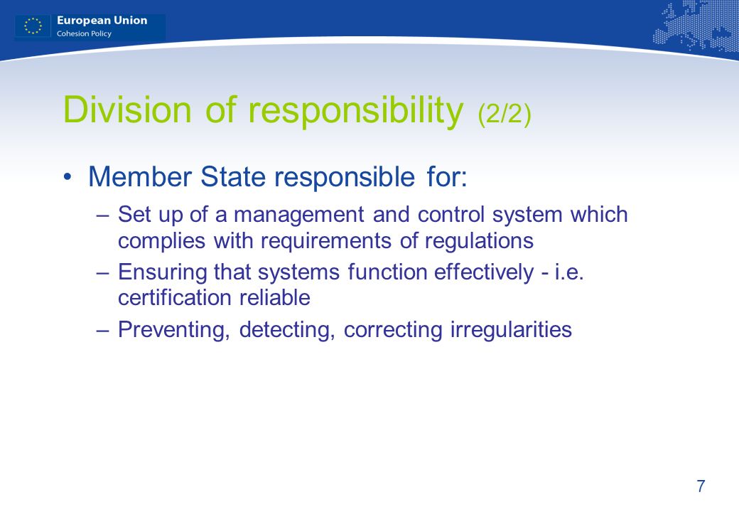 Division of responsibility (2/2)