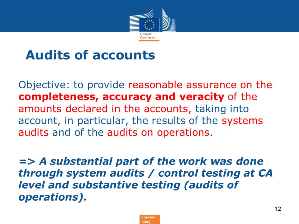 Audits of accounts