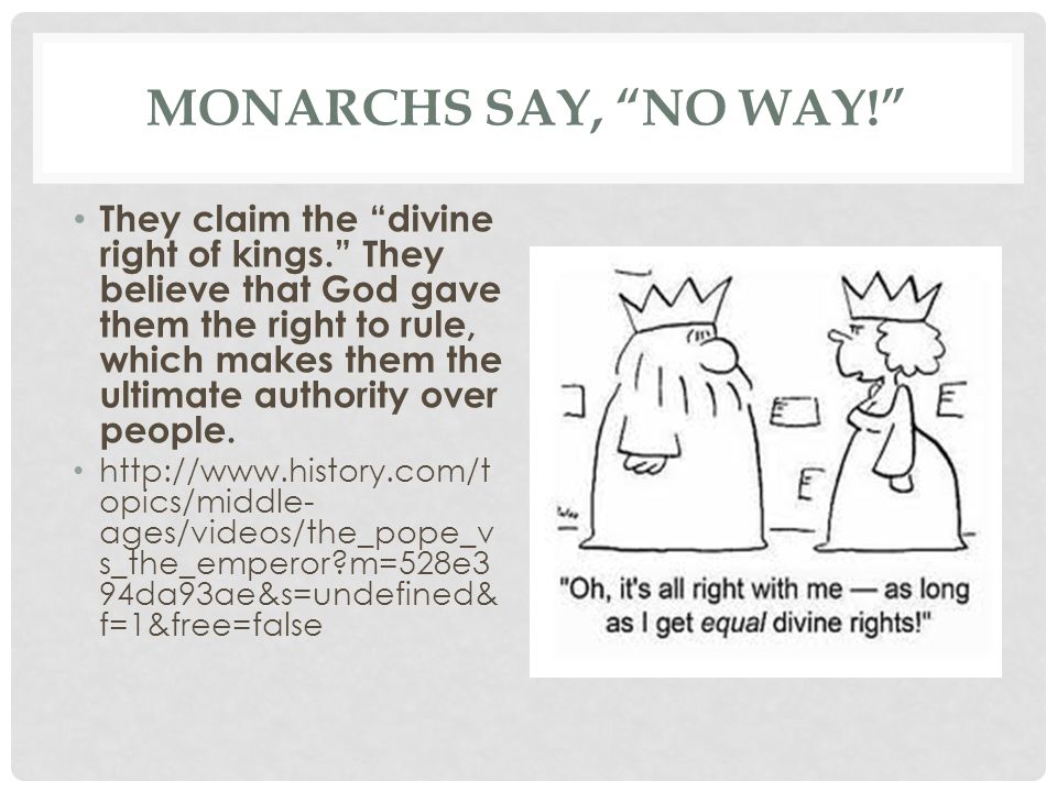 Monarchs say, No way!