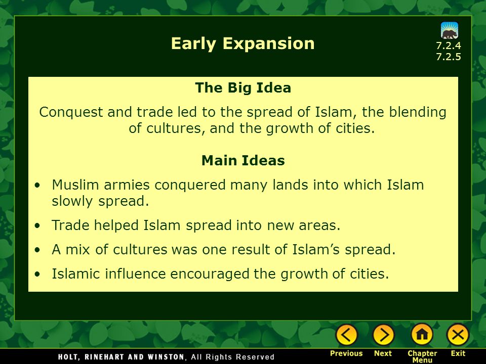 Early Expansion The Big Idea