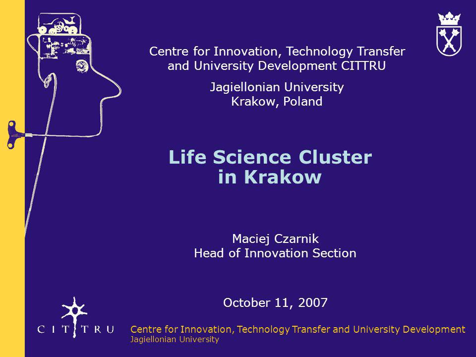 Life Science Cluster in Krakow