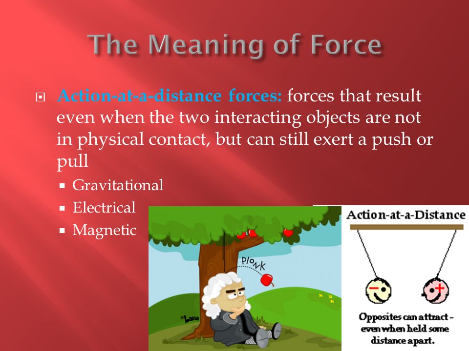 The Meaning of Force